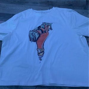“Get That Money” White Shein TShirt size 2XL